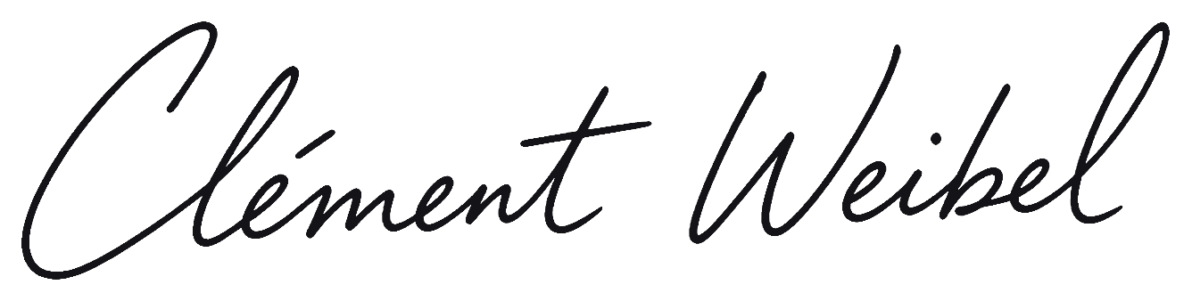 Signature manuscrite de Clément Weibel