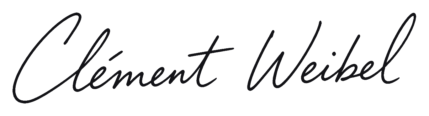 Signature manuscrite de Clément Weibel